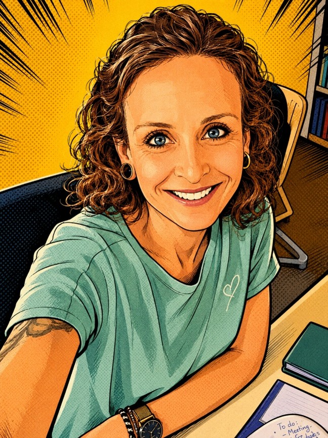 Schulsozialarbeiterin Kristin Ehnert